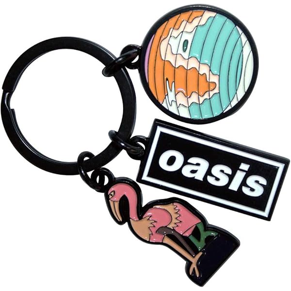 Rock Off officially licensed products Oasis Logo Sky Blue Metal